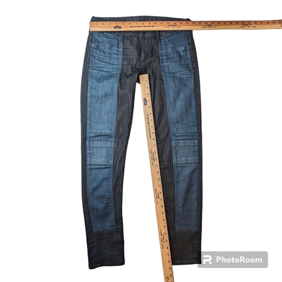 Citizens Of Humanity Jeans Womens Sz 29 Blue Skinny Low Rise Logan Moto in Rider - Picture 3 of 15